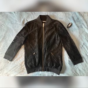 Ted Baker black lace jacket. Size 2.
